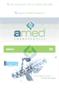 Mobile Screenshot of amedtherapeutics.com